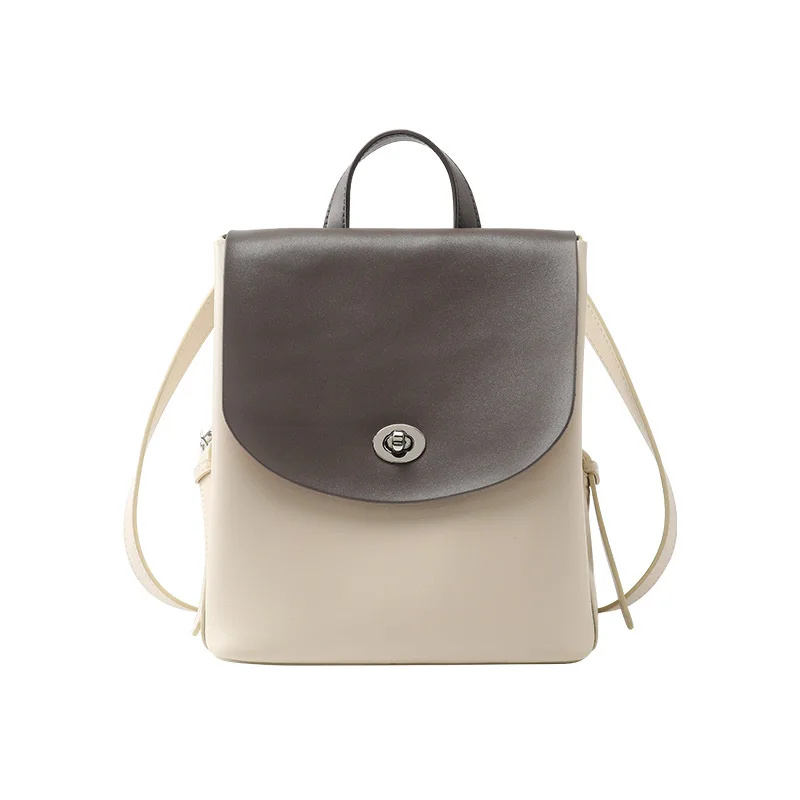 

School bag fashion Backpack women 2020 new versatile fashion high-end sense bag Western soft leather ladies backpack