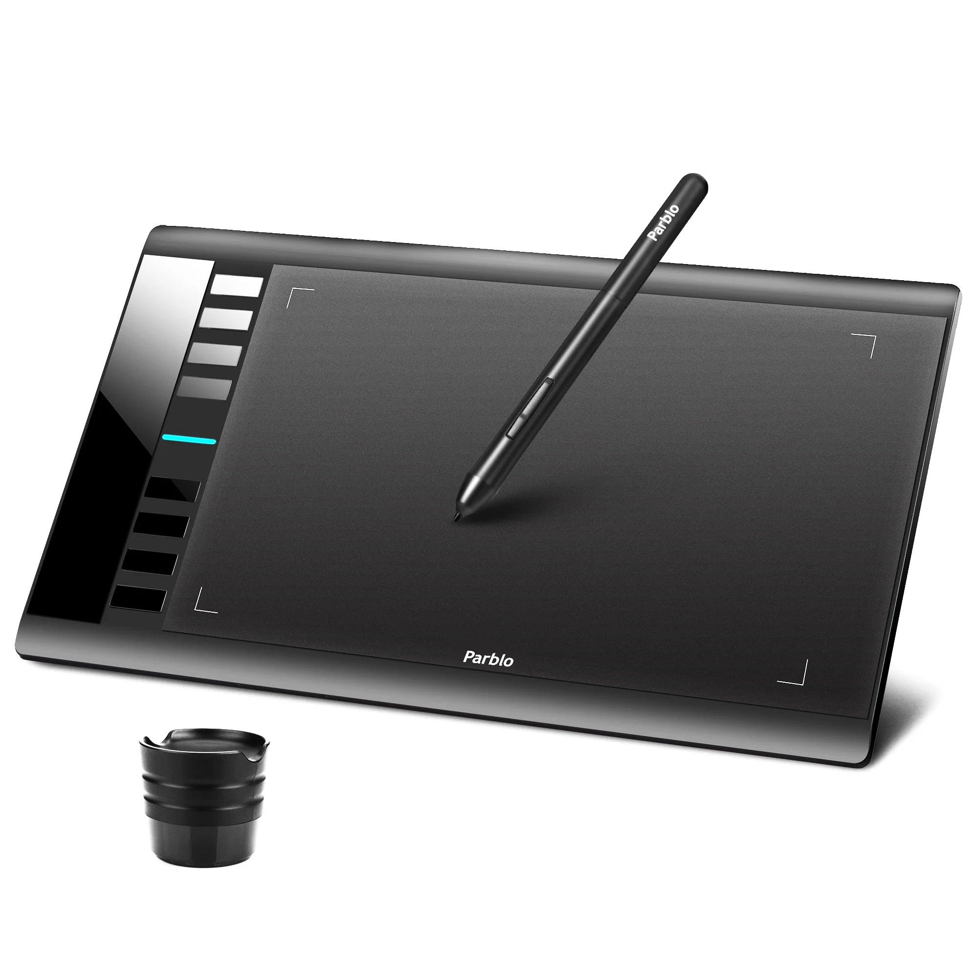 

Графический планшет Parblo A610 V2, планшет для рисования, без аккумулятора, стилус, планшет с USB-кабелем