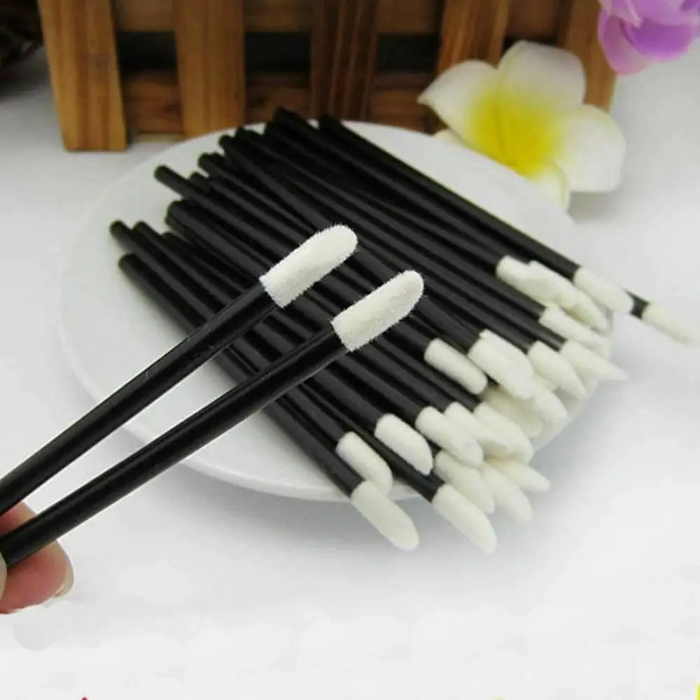 100 шт. одноразовые кисточки для губ кисти мягкая Кисть макияжа палочки Красота