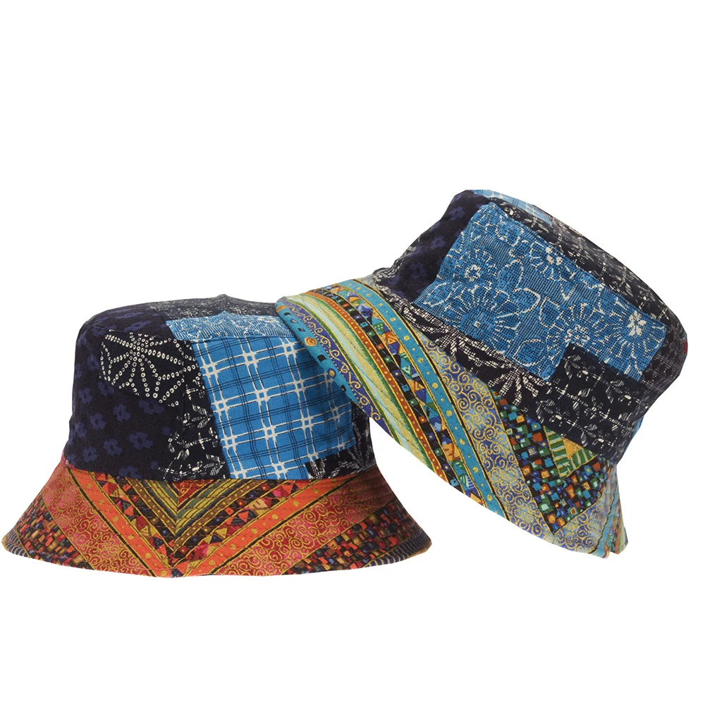 Панама женская в этническом стиле весенне-летняя шляпа от солнца Пляжная