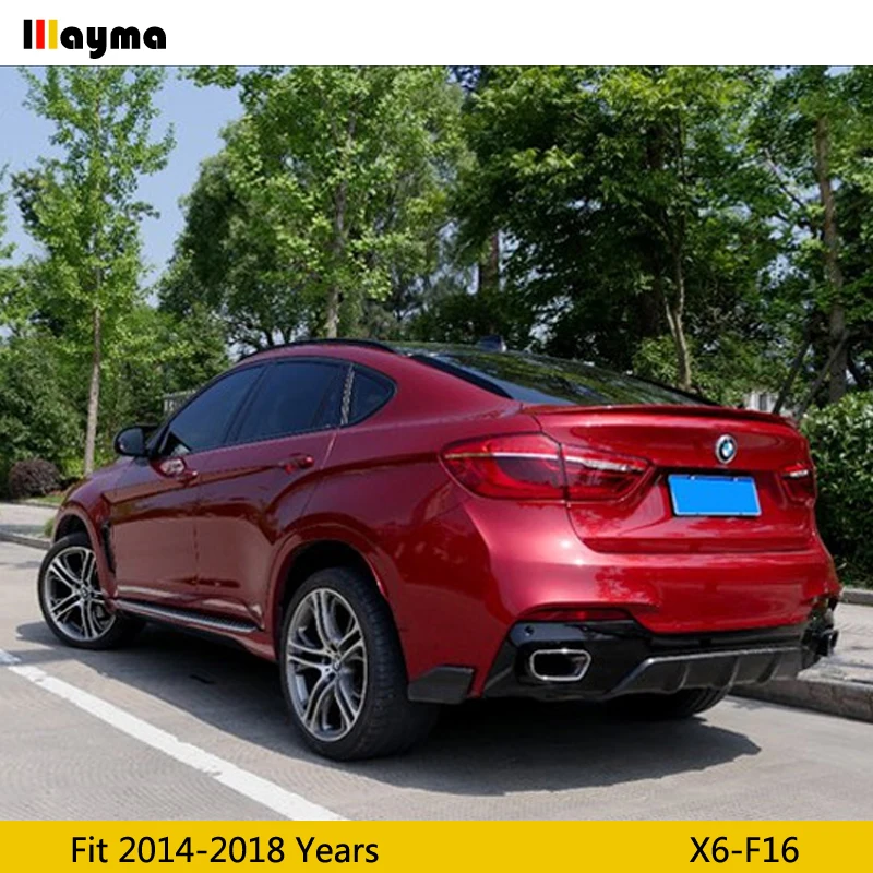 Стильный спойлер для заднего багажника из АБС пластика BMW X6 xDrive 28i 35i 50i 2014 2018 года