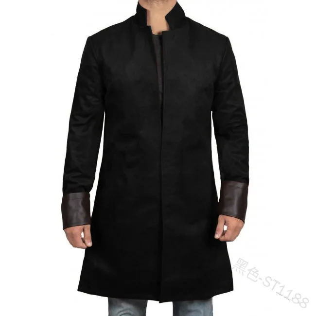 Мужской средневековый готический костюм длинная куртка в стиле стимпанк со