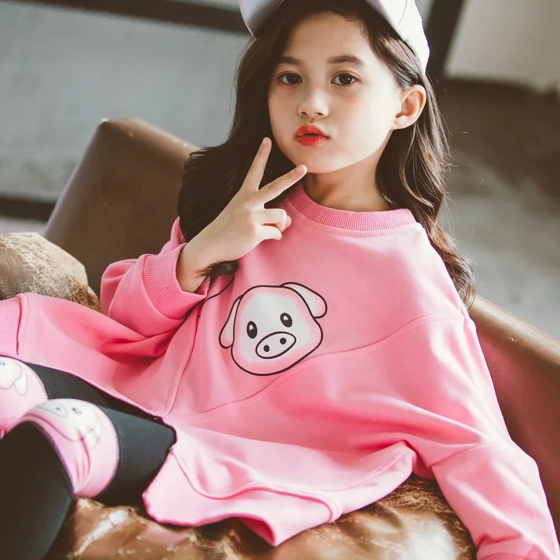 Комплект одежды для девочек-подростков детская одежда спортивный костюм