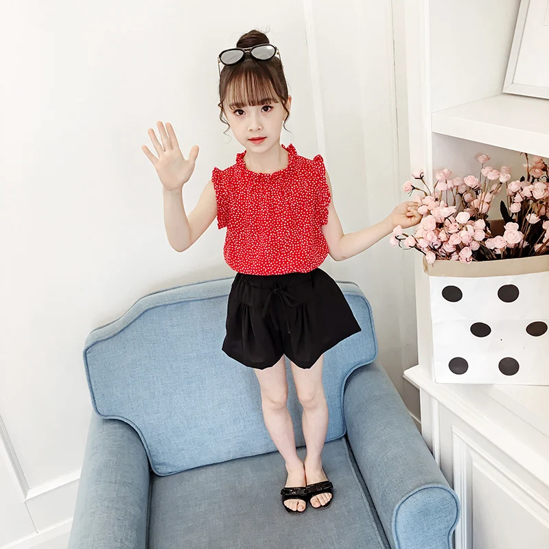 

2020 Toddler Kids Baby Girl Clothes Ruffle Tops T-Shirt Long Pants Summer Causal Cotton Outfits children clothes Set 2PCS