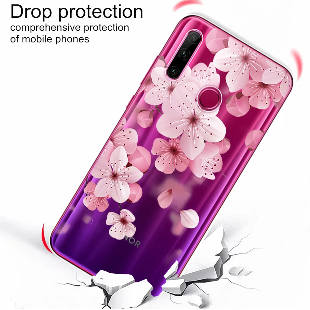 Фото Силиконовый чехол для телефона Huawei Honor 30 10i 20i 9 9X 8X Mate 10 20 Lite Pro пикантный цветочный Силиконовый чехол для телефона Huawei Honor 30 10i 20i 9 9X 8X Mate 10 20 Lite Pro пикантный цветочный