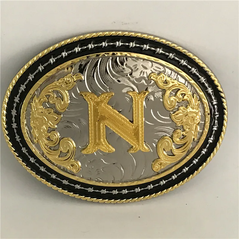 Пряжка для ремня с буквой N и овальным металлическим ремнем 11*8 4 см | Дом сад