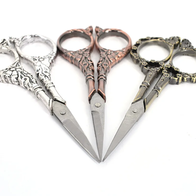 Швейные ножницы ручной работы высококачественные острые золотые для вышивки и