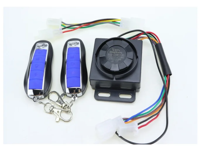 

48V - 72V Противоугонная сигнализация для электрического скутера, велосипеда, система безопасности с дистанционным управлением