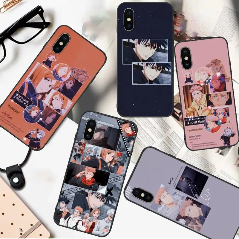 

Jujutsu Kaisen Japan anime Phone Case For iphone 12 11 13 7 8 6 s plus x xs xr pro max mini