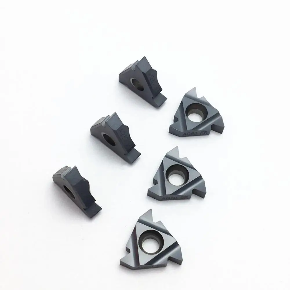 

50PCS metal thread tool 16ER AG60 BMA CNC lathe external thread blade high quality carbide insert turning tool 16ER