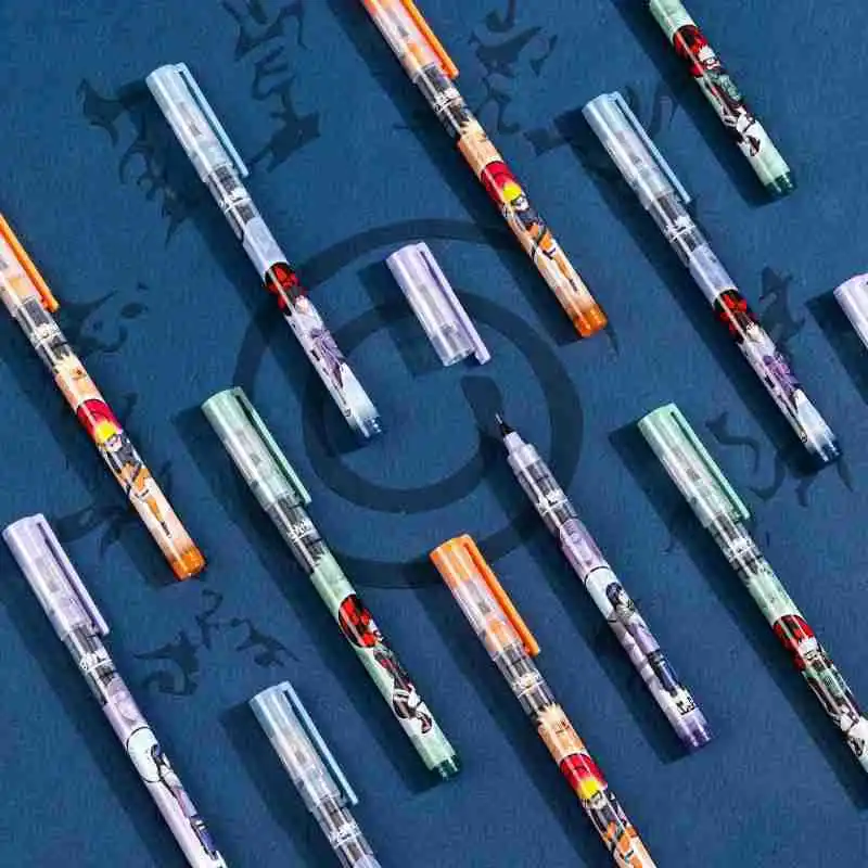 Deli авторучки 2 шт. мультяшная шариковая авторучка с рисунком аниме Наруто