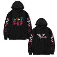 squid game hoodie men women streetwear hip hop unisex pullovers harajuku sweatshirt autumn boys girls black outwear