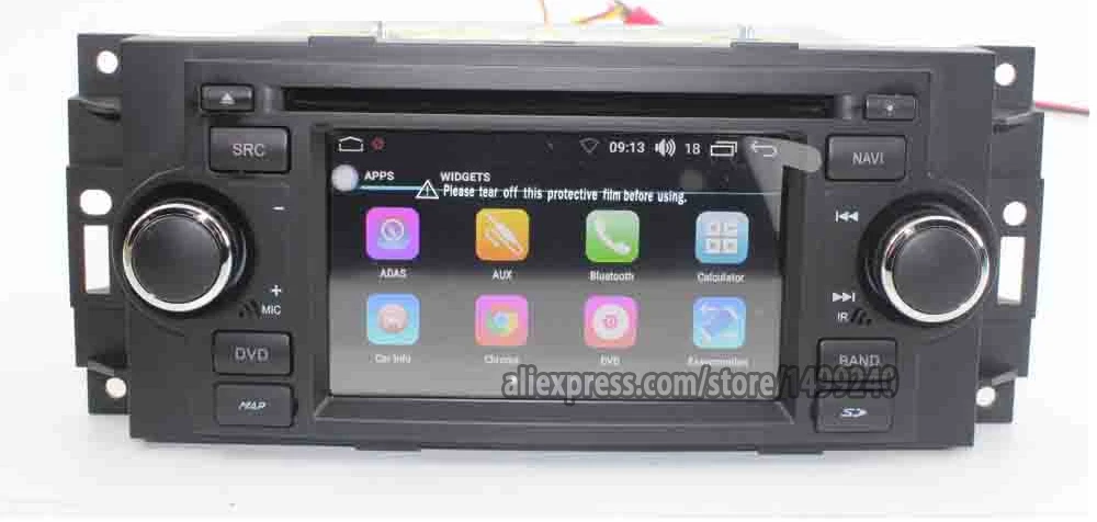 Автомобильный Android мультимедийный дисплей для Jeep Commander 2006 2007 автомобильный Радио HD экран дисплей ТВ CD DVD плеер gps навигационная система