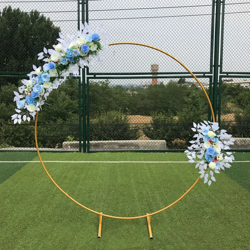 2 5 м большой круг Свадьба День рождения Фотофон кованые реквизиты с одной аркой
