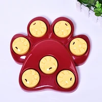 dog interactive games puzzle toys dog food puppy fun iq educational treat box slow feed bowl nontoxic food plate dish dog toys