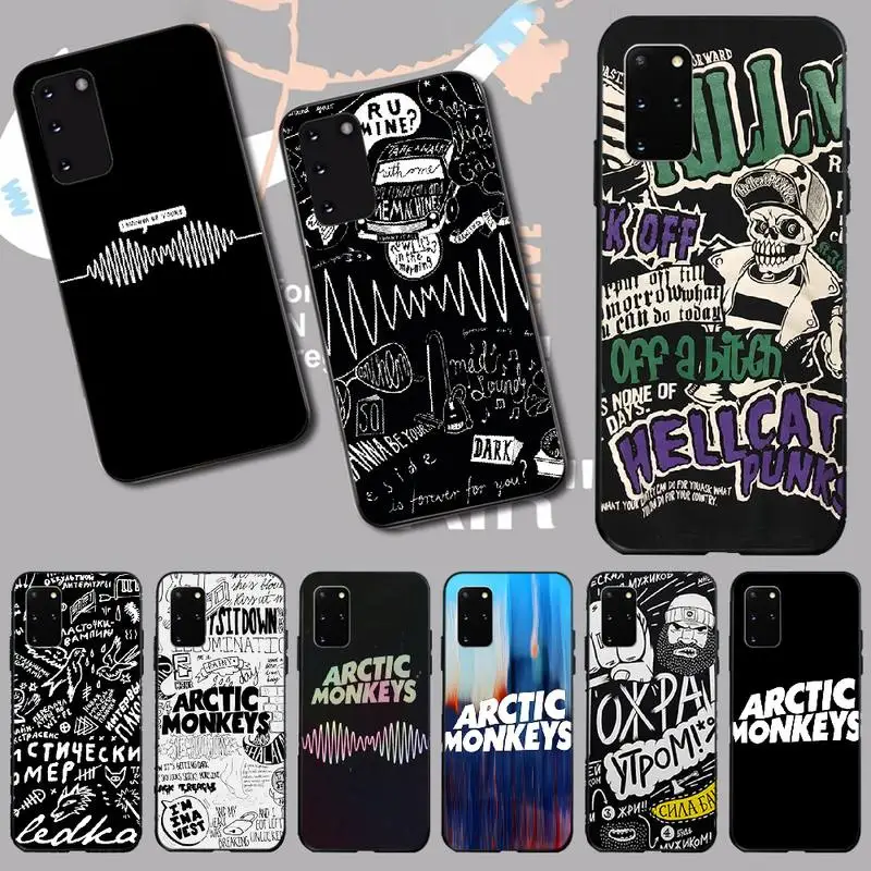 Специальное предложение PENGHUWAN arctic monkey черный мягкий чехол для телефона Samsung S20 plus