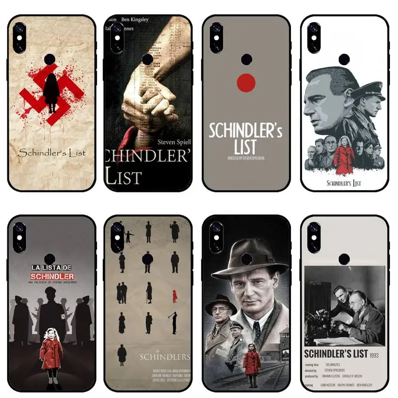 

Movie Schindler's List Classic Phone Cases For Xiaomi Redmi 7 8 9t a3Pro 9se k20 mi8 max3 lite 9 note 9s 10 pro