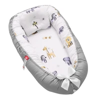 8853cm portable crib baby nest bed baby lounger breathable cotton cradle for newborn baby bed bassinet bumper travel bed
