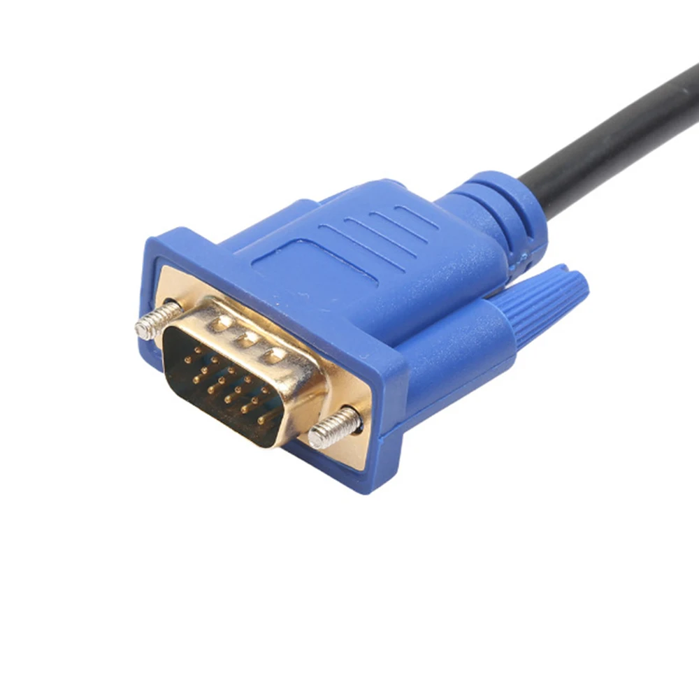 5FT 1 8 M HDMI-совместимый кабель с золотым штекером на VGA HD-15 мужской 15-контактный