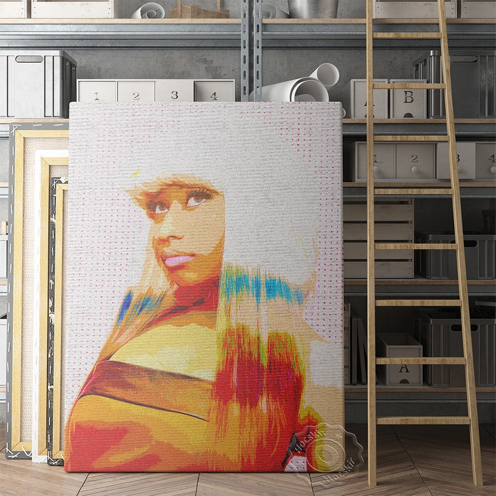 

Nicki Minaj American Rapper Prints, Movie Actor Wall Decor, Personality Model Goddess Poster, Hip Hop Music Star Wall Stickers