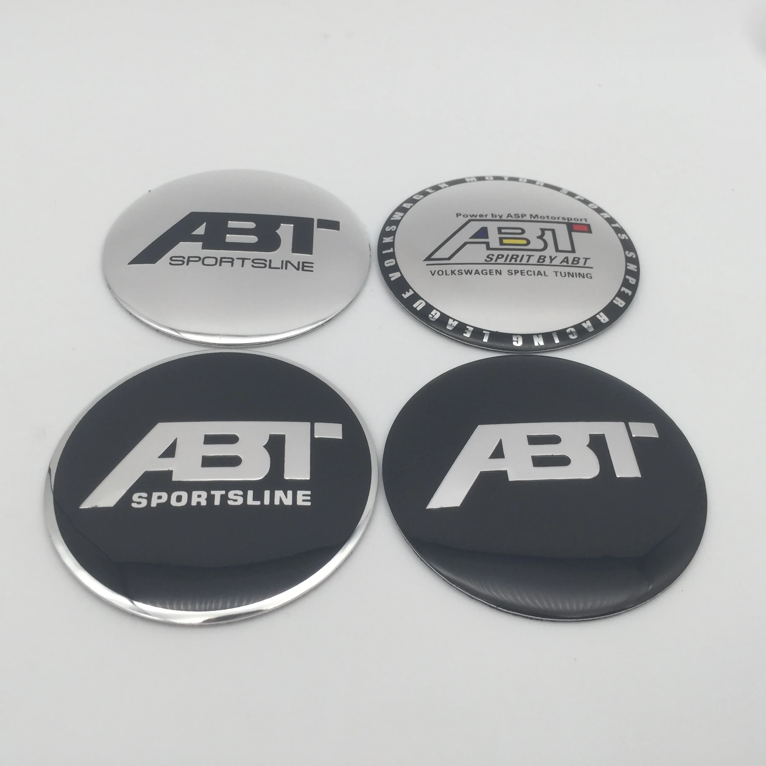 4pcs 56mm 60mm 65mm ABT Car Wheel Center Hub Cap Badge Emblem Sticker Styling accessories | Автомобили и мотоциклы