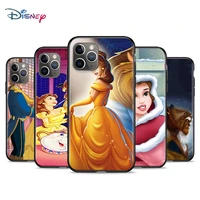 beauty and the beast for apple iphone 12 11 mini xs xr x pro max se 2020 8 7 6 5 5s plus black phone case cover
