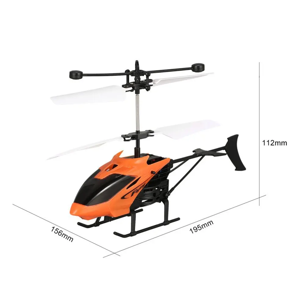 D715 Flying Mini Infrared Induction RC Helicopter Drone Remote Control Aircraft with LED Flashing light for Kids Toys Gift