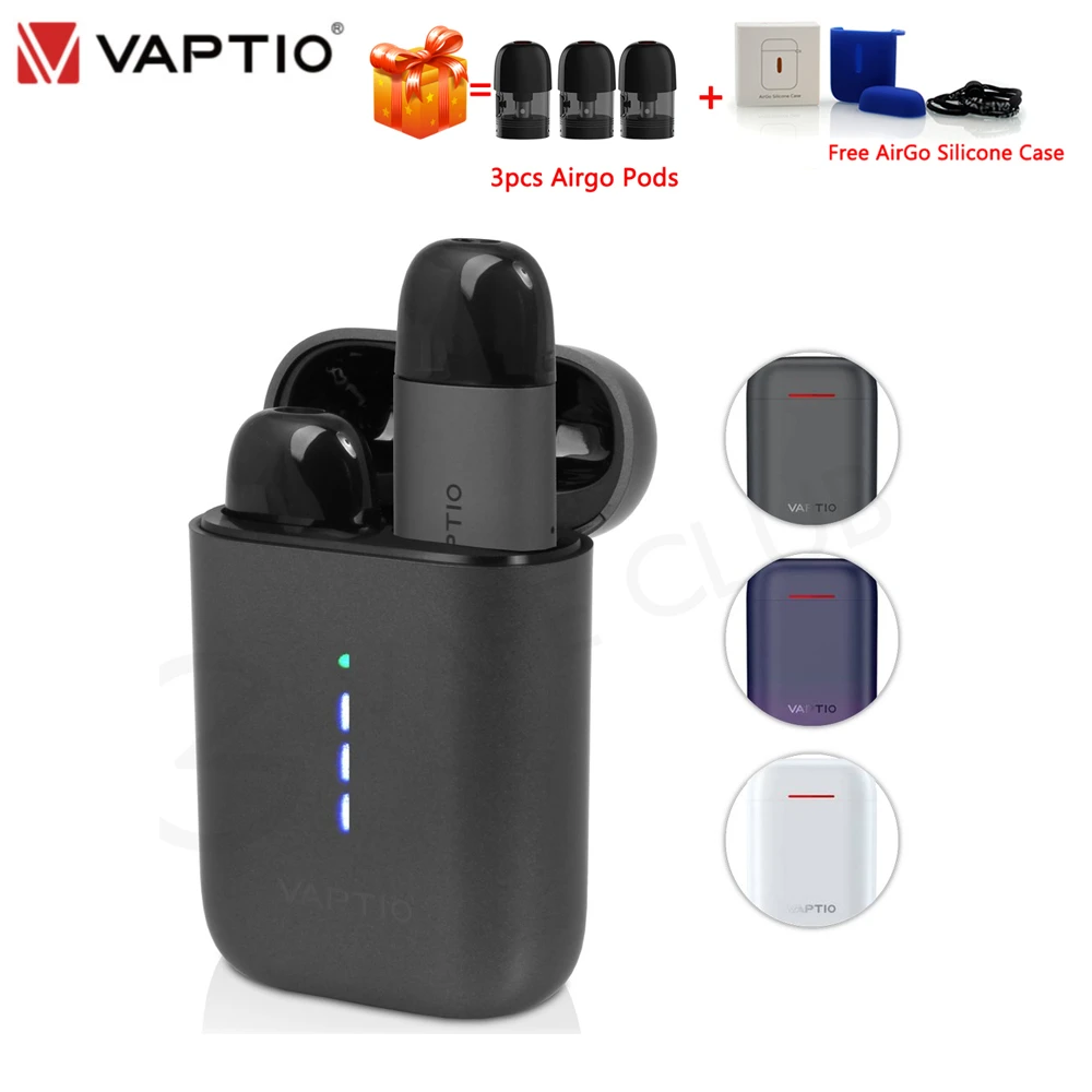 Электронная сигарета Vaper Kit Vaptio AirGo Pod 1 5 мл картридж 80 мАч pod мод с 700 боксмодом