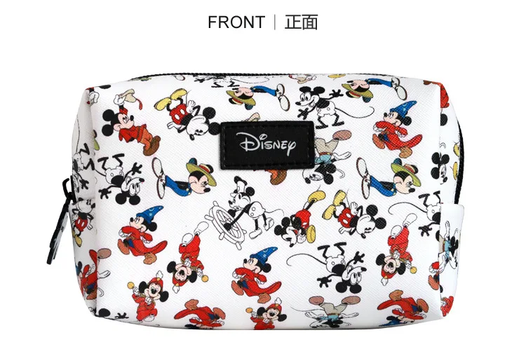 Натуральная disney Новая модная косметичка Микки Маус многофункциональная женская сумка кошелек сумка для девочек подарок клатч сумочка