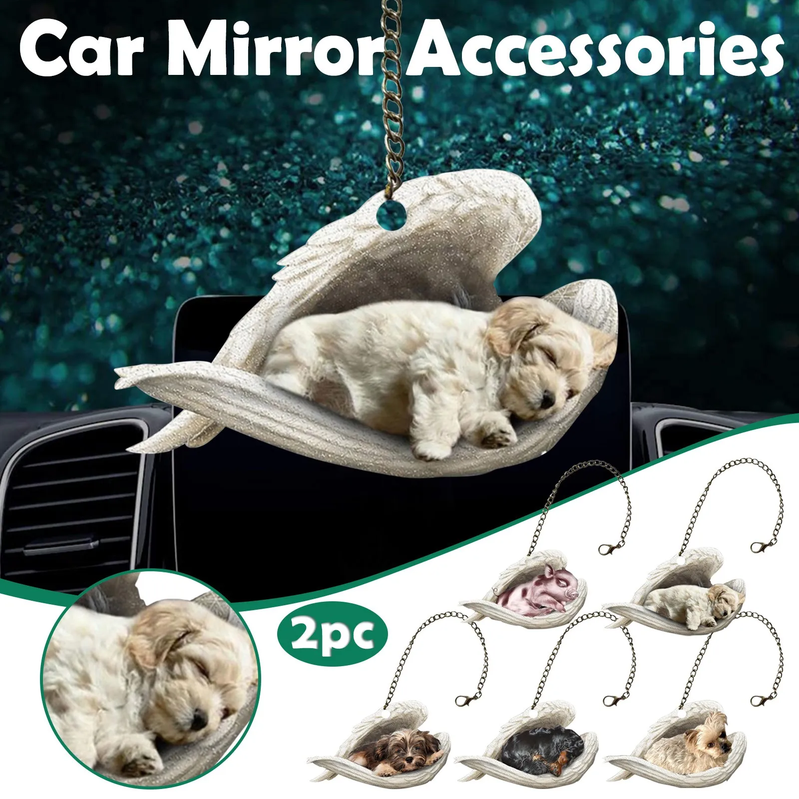 

Creative Art Animal Room Wall Door Pendants Keychain Garden Tree Decoration Car Cute Hanging Ornament With Colorful Aerosphere