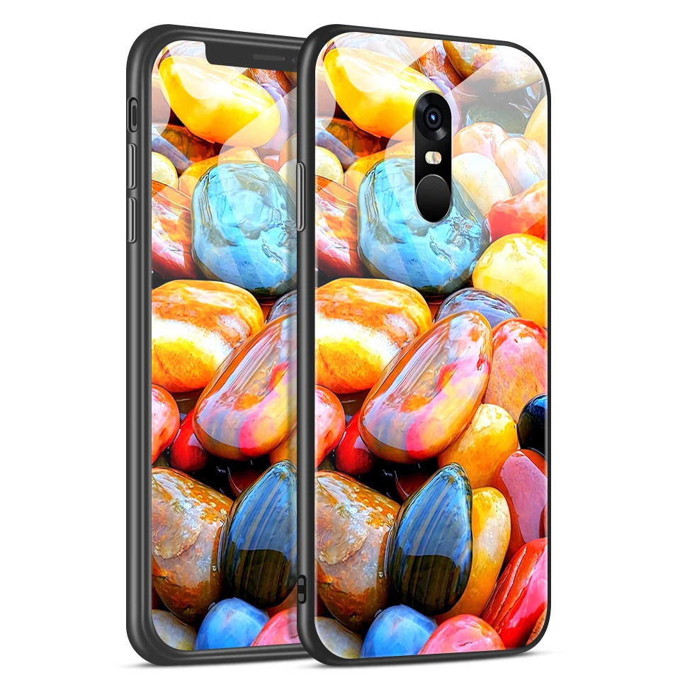 H140 Для Xiaomi Redmi Note 4/4X чехол для телефона из закаленного стекла для Remi Note 4 Pro CN Version/4 Gobal Version силиконовый Край жесткий чехол - Цвет: H140