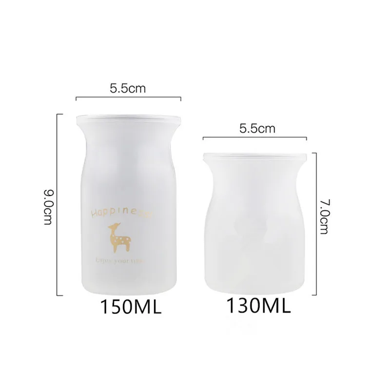 

50pcs High temperature resistant plastic PP caramel pudding cup with lid matte transparent thickening milk dessert yogurt bottle