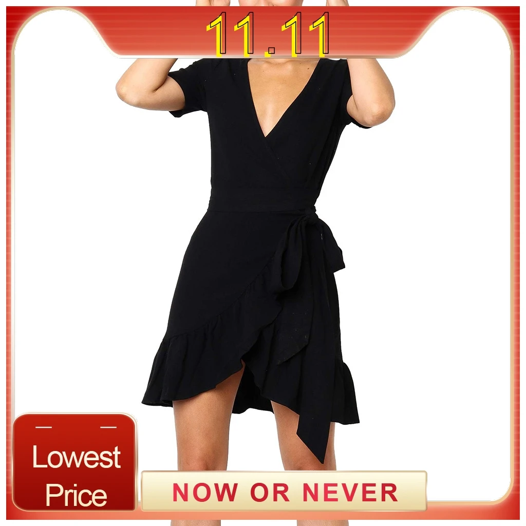 Женское платье-карандаш с бантом и оборками для вечеринки сексуальное платье