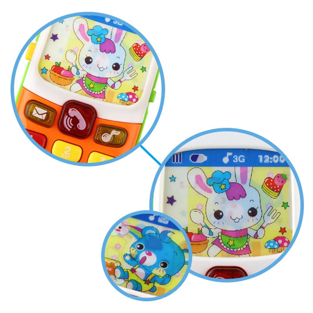 Электронная искусственная игрушка детский мобильный телефон Обучающие игрушки