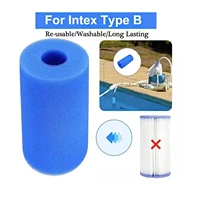 swimming pool filter foam reusable washable for b type pool filter sponge cartridge suitable bubble jetted 25 5x14 5cm