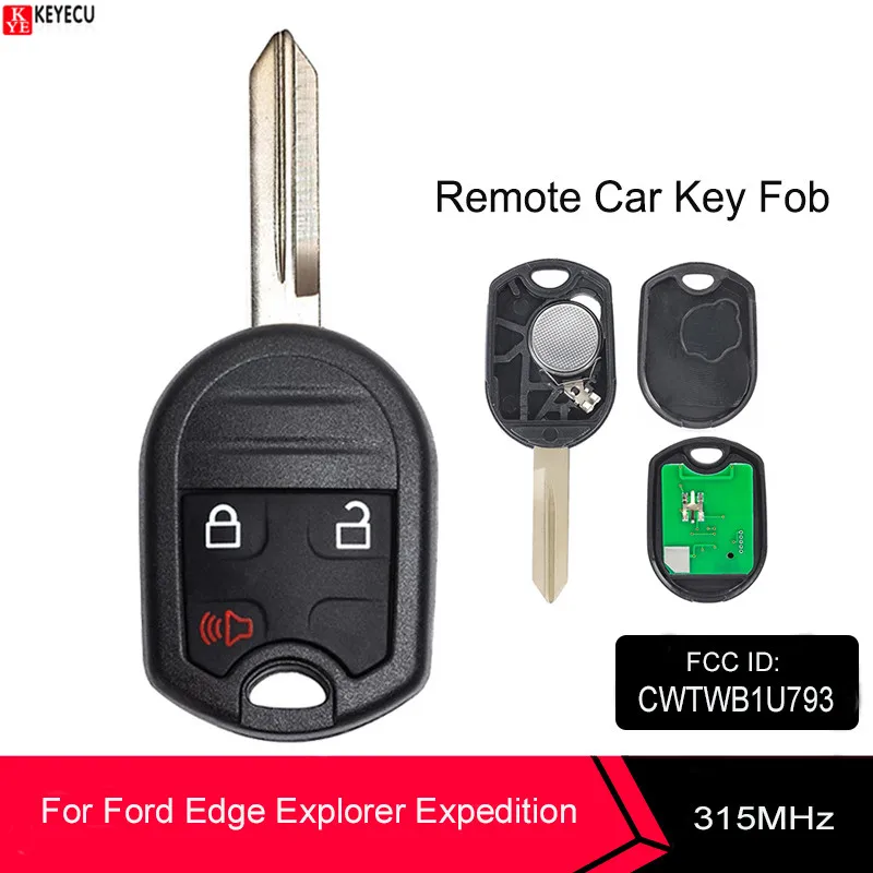 Пульт дистанционного управления KEYECU для Ford Edge Explorer DISPATCH Flex Fusion F150 F250 F350 F450 F550 315