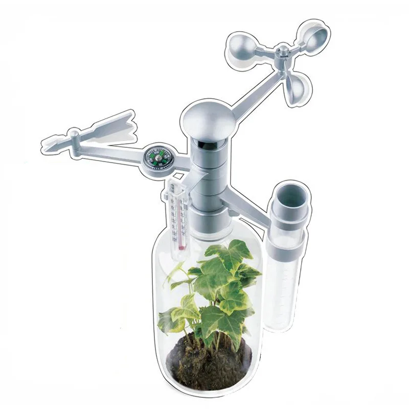 

Kids Science Experiment Kit DIY Assembled Weather Station Educational Toys for Children Boys Learning Physics Knowledge