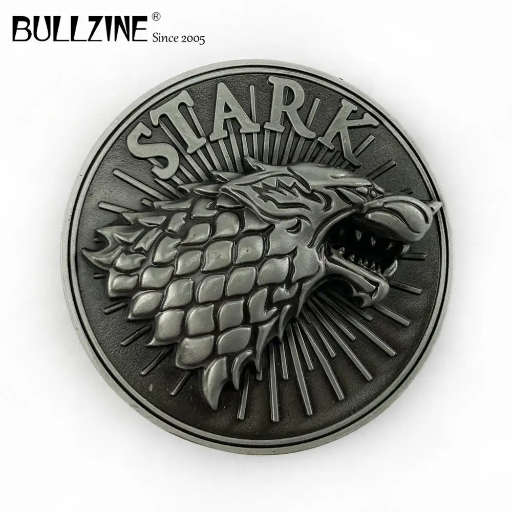 Bullzine цинковый сплав Старк головы орла пряжка на ремешке пленка магическое