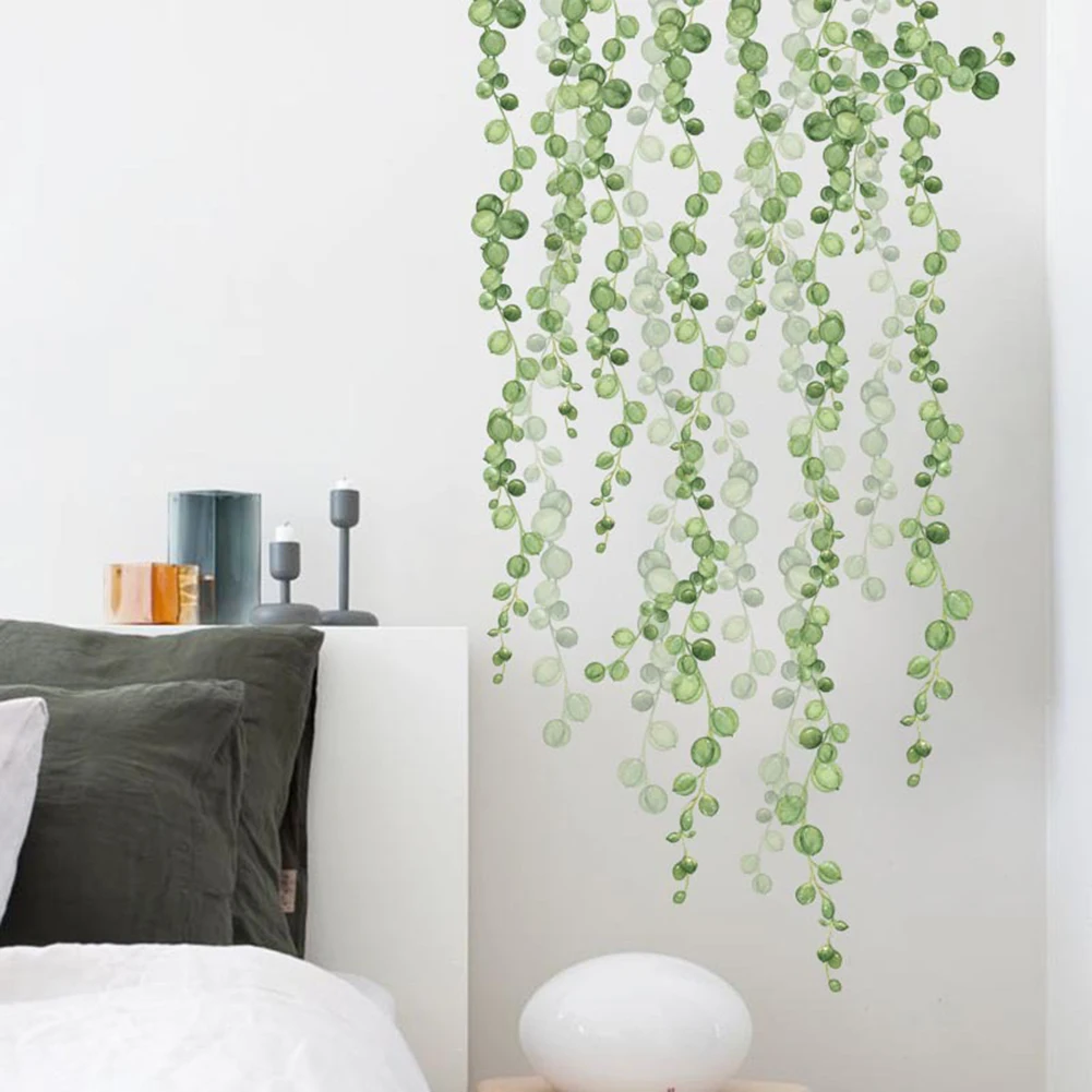 

Decor Wall Sticker Pvc Green Leaf Removable Decal Wall Sticker Mural Home