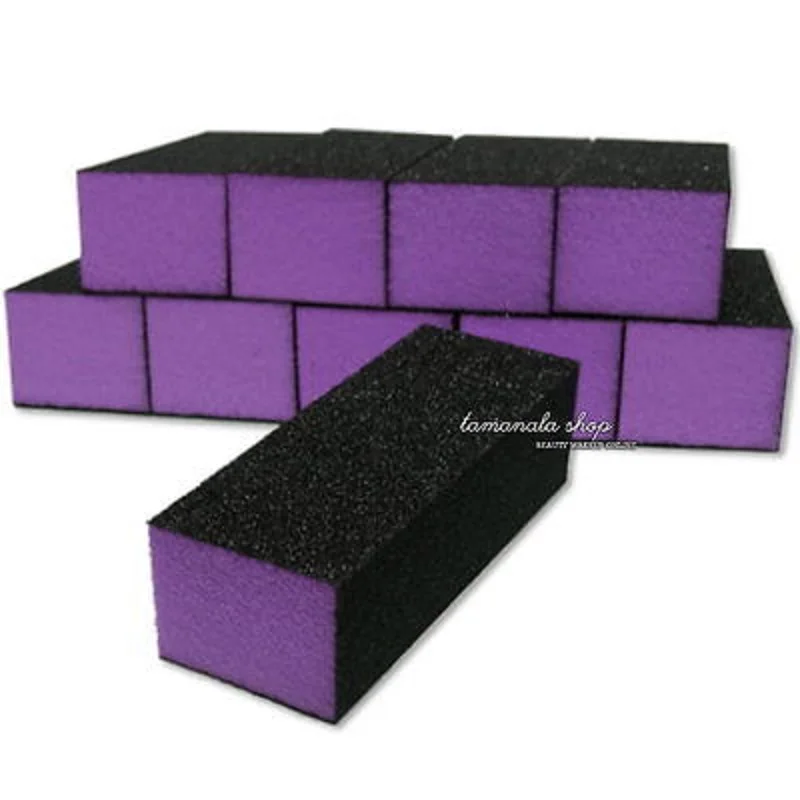 

Anmas Rucci 5pcs Nail Art Tools Filing Buffer Buffing Sanding Blocks Purple & Black Color