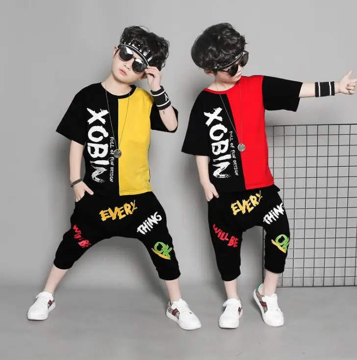 Комплект хлопковой одежды для мальчиков на Возраст 3 14 лет|Комплекты девочек| |