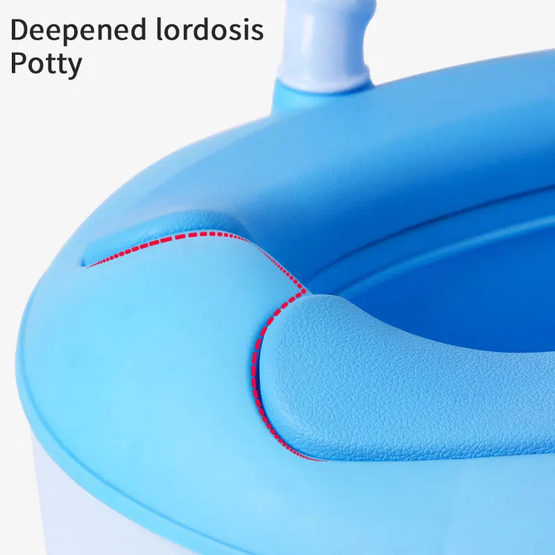 От 0 до 6 лет Детский горшок мягкий детский пластиковый дорожный для