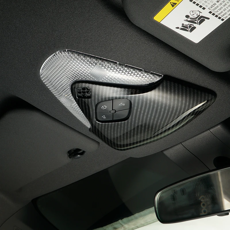 Передняя лампа для чтения из углеродного волокна Накладка Toyota CHR 2018