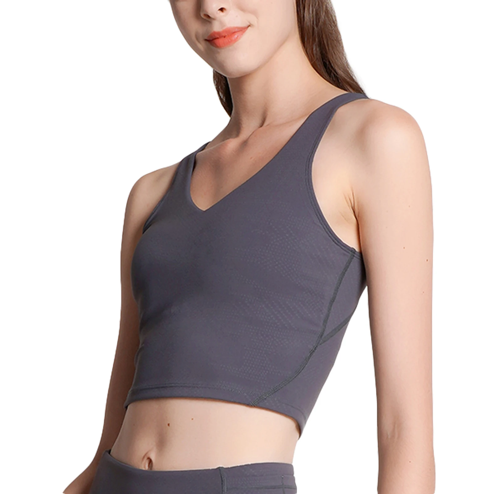 

Women Sleeveless Racerback Tank Crop Top OFF Letters Embroidery Ribbed Knit Slim Vest Summer Sports Bustier Streetwear