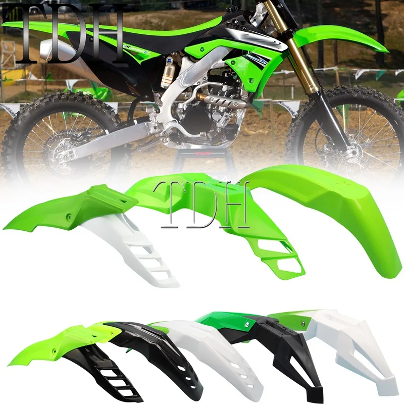 Для Kawasaki MX Enduro переднее крыло Supermoto рамка брызговик крышка KLX KXF KX-F KX250F KX450F KLX230 KLX140