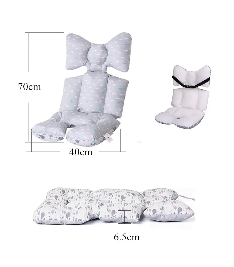 

Warm Baby Stroller Pad Soft Thick Seat Cushion Cart Mat Kids Infant Pushchair Pram Buggy Cushion Cotton Nappy Pad summer winter