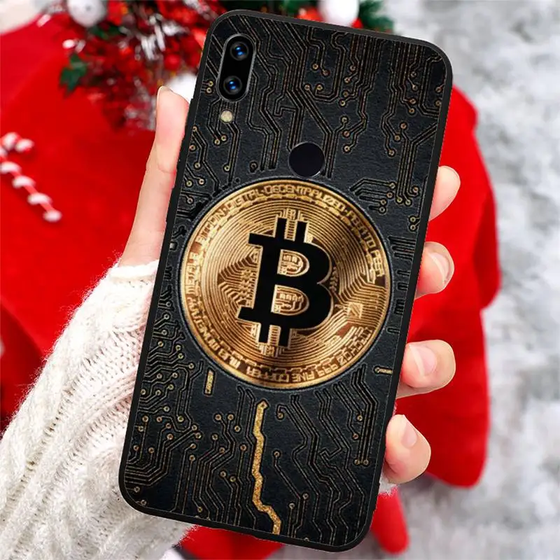 

I Love Accept Bitcoin Phone Case For Xiaomi Redmi note 7 8 9 t max3 s 10 pro lite coque shell cover funda