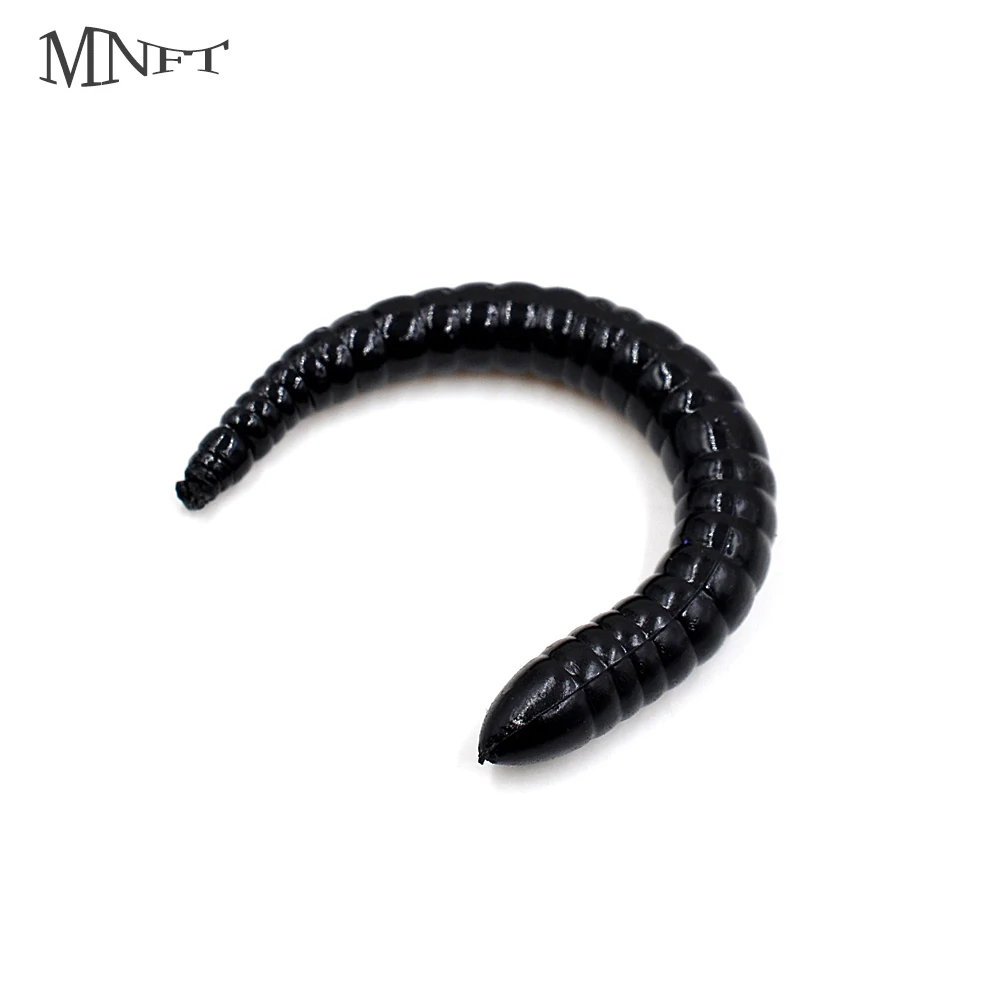 MNFT 20PCS Soft Lure Fishing Simulation Earthworm 8cm Black Bronw Worms Artificial Tackle Bait | Спорт и развлечения
