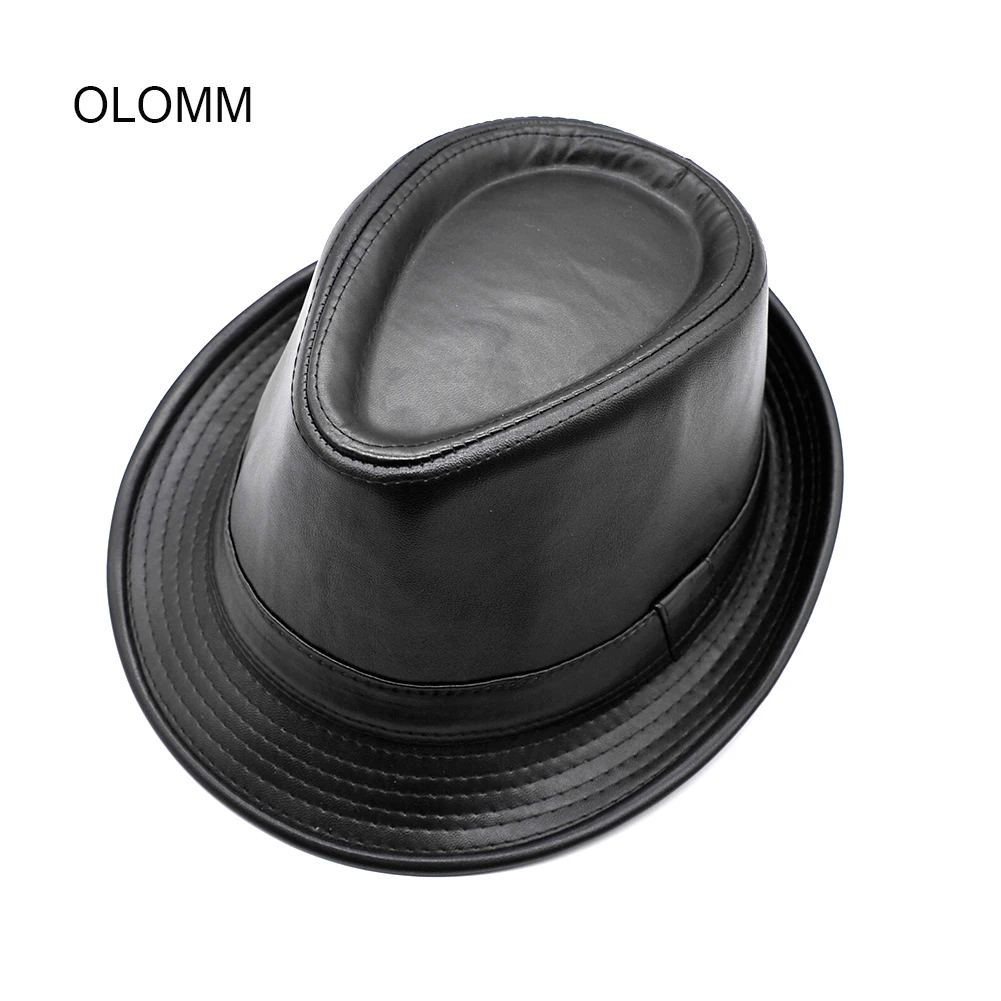 Весенние мужские шляпы из искусственной кожи Fedoras 2020 новый стиль Bowler/дерби