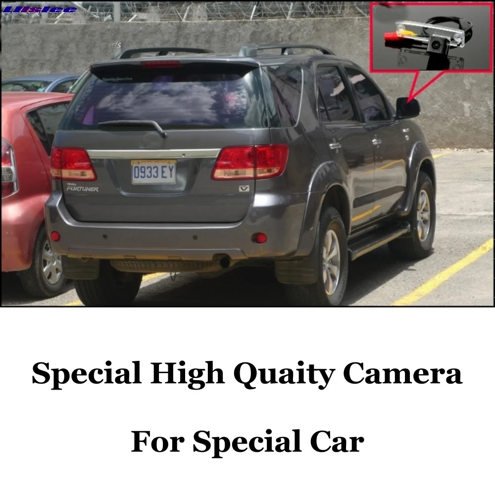 LiisLee Автомобильная камера заднего вида для TOYOTA Fortuner SW4 тюнера 4 тюнер 2004 ~ 2020 HD